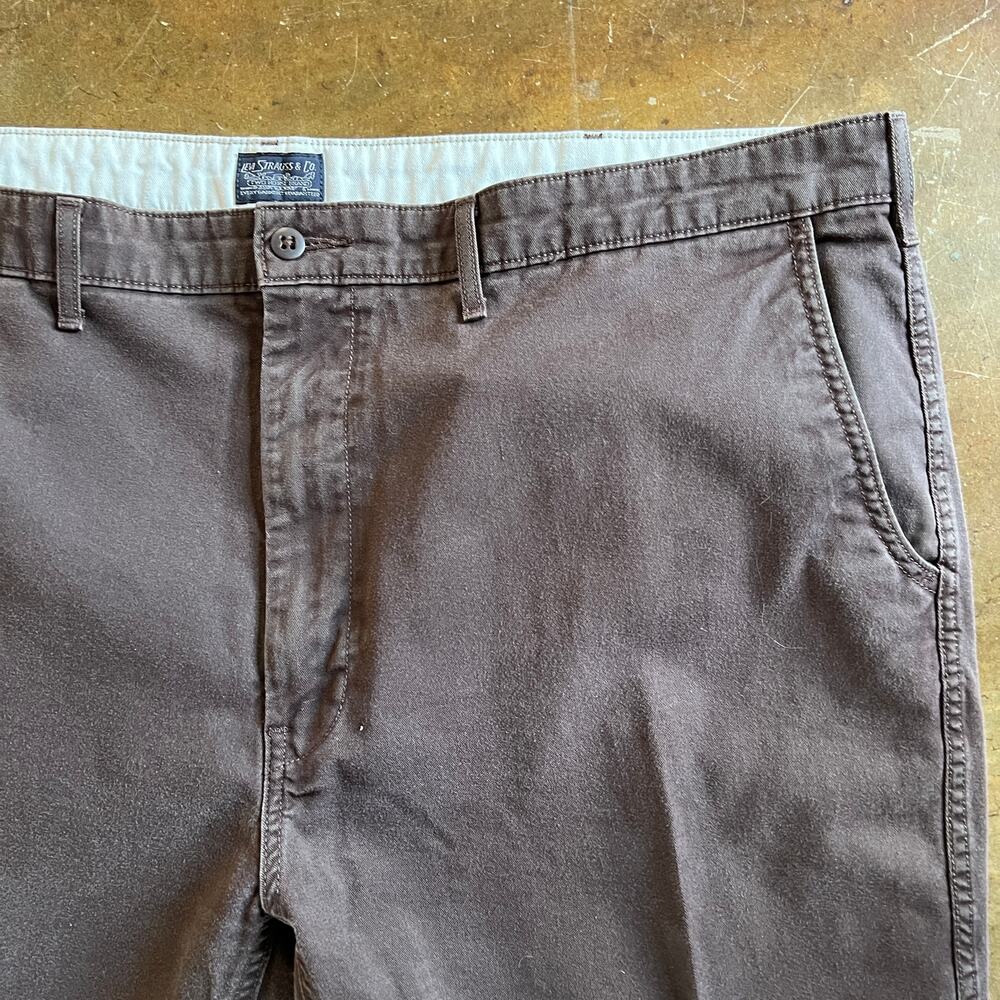 Levi's Men's Brown White Tab Chino Pants 44x32